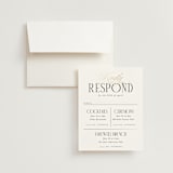 "Unite" - Foil-Pressed Multi-Event RSVP Cards in Opal by Leah Bisch - RSVP with Envelope