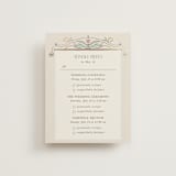 "Ornate Elegance" - Foil-Pressed Multi-Event RSVP Cards in Ivory by Maria Hilas-Louie - Front
