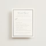"Polished" - Foil-Pressed Multi-Event RSVP Cards in Powder Blue by Jennifer Postorino - Front