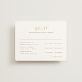 "kouignette" - Foil-Pressed Multi-Event RSVP Cards in Chiffon by chocomocacino - Front