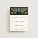"Embellished" - Foil-Pressed Multi-Event RSVP Cards in Buttercup by Jen Owens - Front