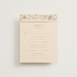 "Esther's garden" - Foil-Pressed Multi-Event RSVP Cards in Ivory by Jennifer Wick - Front