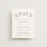 "Enchanted" - Foil-Pressed Multi-Event RSVP Cards in Mist by Laura Hankins - Front
