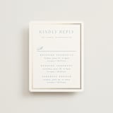 "storybook garden" - Foil-Pressed Multi-Event RSVP Cards in Bluebell by Kristie Kern - Front