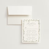 "Portico" - Foil-Pressed Multi-Event RSVP Cards in Blue Bell by Everett Paper Goods - RSVP with Envelope