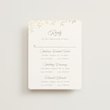 "Aperol" - Foil-Pressed Multi-Event RSVP Cards in Chiffon by Kristie Kern - Front