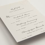 "Hand Illustrated Whimsical Chandelier" - Foil-Pressed Multi-Event RSVP Cards in Noir by Jackie Crawford - Detail