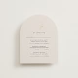 "Eloquent" - Foil-Pressed Multi-Event RSVP Cards in Ivory by Angela Thompson - Front