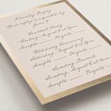 "Mountain Love" - Foil-Pressed Multi-Event RSVP Cards in Dew by Petra Kern - Detail