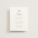 "Here With You" - Foil-Pressed Multi-Event RSVP Cards in Classic Bride by Design Lotus - Front