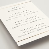 "Style and grace" - Foil-Pressed Multi-Event RSVP Cards in Forest by Stacey Meacham - Detail