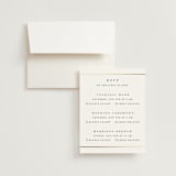 "Style and grace" - Foil-Pressed Multi-Event RSVP Cards in Forest by Stacey Meacham - RSVP with Envelope