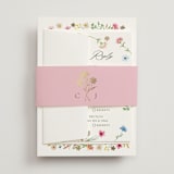 "Bright Garden" - Foil-Pressed Multi-Event RSVP Cards in Garden by Yaling Hou Suzuki - Assembled with Belly Band