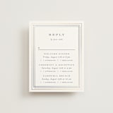 "Aurelia" - Foil-Pressed Multi-Event RSVP Cards in Dusty Blue by Janean Hinger - Front