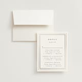 "Aurelia" - Foil-Pressed Multi-Event RSVP Cards in Dusty Blue by Janean Hinger - RSVP with Envelope