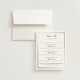 "Embrace" - Foil-Pressed Multi-Event RSVP Cards in Peony by Susan Moyal - RSVP with Envelope