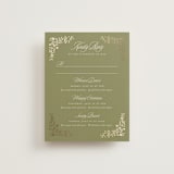 "FairyTale.." - Foil-Pressed Multi-Event RSVP Cards in Heather by Vera Lim - Front