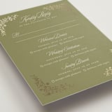 "FairyTale.." - Foil-Pressed Multi-Event RSVP Cards in Heather by Vera Lim - Detail