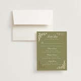 "FairyTale.." - Foil-Pressed Multi-Event RSVP Cards in Heather by Vera Lim - RSVP with Envelope