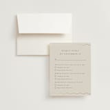 "Parisian Garden" - Foil-Pressed Multi-Event RSVP Cards in Petal by Nicoletta Savod - RSVP with Envelope