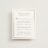 "Anchored" - Foil-Pressed Multi-Event RSVP Cards in Royal Navy by Olivia Raufman - Front