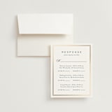 "Anchored" - Foil-Pressed Multi-Event RSVP Cards in Royal Navy by Olivia Raufman - RSVP with Envelope