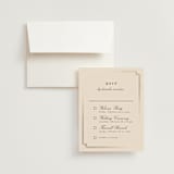 "lussekatter" - Foil-Pressed Multi-Event RSVP Cards in Bisque by chocomocacino - RSVP with Envelope