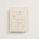 "Seaside" - Foil-Pressed Multi-Event RSVP Cards in Champagne by Griffinbell Paper Co. - Front