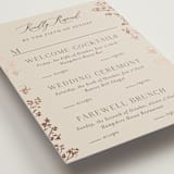 "Shining Florals" - Foil-Pressed Multi-Event RSVP Cards in Almond by frau brandt - Detail
