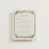 "grandeur" - Foil-Pressed Multi-Event RSVP Cards in Bluebell by Jen Owens - Front