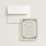 "grandeur" - Foil-Pressed Multi-Event RSVP Cards in Bluebell by Jen Owens - RSVP with Envelope