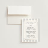"Seashore" - Foil-Pressed Multi-Event RSVP Cards in Coast by Kelly Schmidt - RSVP with Envelope