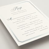 "othellolagkage" - Foil-Pressed Multi-Event RSVP Cards in Pearl by chocomocacino - Detail