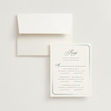 "othellolagkage" - Foil-Pressed Multi-Event RSVP Cards in Pearl by chocomocacino - RSVP with Envelope