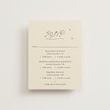 "Written in the Stars" - Foil-Pressed Multi-Event RSVP Cards in Noir by Ani Somi - Front