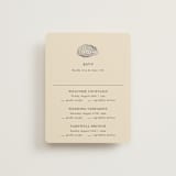 "Cove" - Foil-Pressed Multi-Event RSVP Cards in Sand by Jennifer Lew - Front