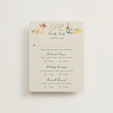 "Garden Feast" - Foil-Pressed Multi-Event RSVP Cards in Garden by Elly - Front