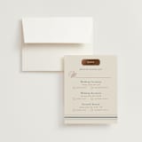 "Equestrian" - Foil-Pressed Multi-Event RSVP Cards in Midnight by Sam Dubeau - RSVP with Envelope