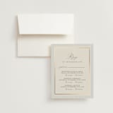 "Emma" - Foil-Pressed Multi-Event RSVP Cards in Provincial by Angela Thompson - RSVP with Envelope