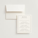 "Elegant Lillies" - Foil-Pressed Multi-Event RSVP Cards in Forest by Stacey Meacham - RSVP with Envelope