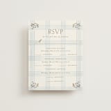 "salt and ivory" - Foil-Pressed Multi-Event RSVP Cards in Belair by Grae - Front