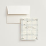 "salt and ivory" - Foil-Pressed Multi-Event RSVP Cards in Belair by Grae - RSVP with Envelope