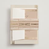 "Cultured Element" - Foil-Pressed Multi-Event RSVP Cards in Sahara by David Michuki - Assembled with Belly Band