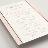 "Amalgamation" - Foil-Pressed Multi-Event RSVP Cards in Shubh by Creo Study - Detail