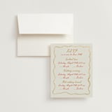 "Chantilly" - Foil-Pressed Multi-Event RSVP Cards in Sunset by Maja Cunningham - RSVP with Envelope