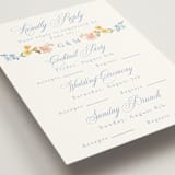 "Everlasting Romance" - Foil-Pressed Multi-Event RSVP Cards in Meadow by Petra Kern - Detail