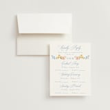 "Everlasting Romance" - Foil-Pressed Multi-Event RSVP Cards in Meadow by Petra Kern - RSVP with Envelope