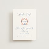 "Everlasting Romance" - Foil-Pressed RSVP Online Enclosure Cards in Meadow by Petra Kern - Front
