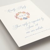"Everlasting Romance" - Foil-Pressed RSVP Online Enclosure Cards in Meadow by Petra Kern - Detail