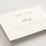 "Marmont" - Foil-Pressed RSVP Online Enclosure Cards in Lilac by Kristie Kern - Detail
